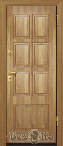 Металлическая дверь с прямоугольным рисунком P17