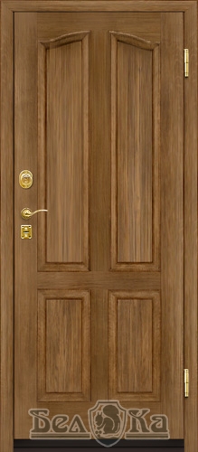 Металлическая дверь с арочным рисунком A2