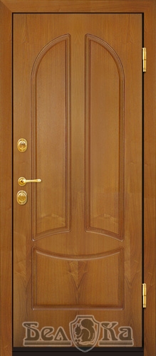 Металлическая дверь с арочным рисунком A15
