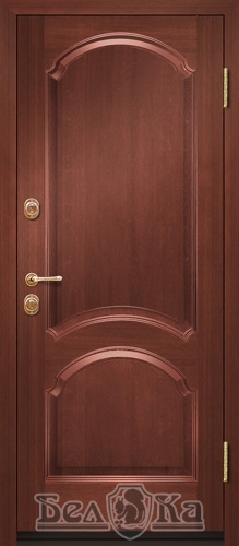 Металлическая дверь с арочным рисунком A22