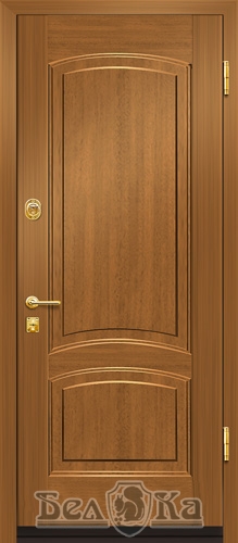 Металлическая дверь с арочным рисунком A23
