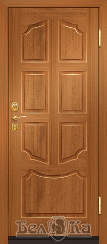Металлическая дверь с арочным рисунком  A25