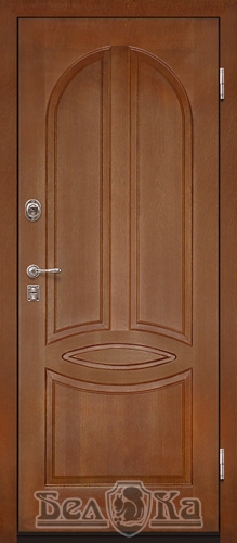 Металлическая дверь с арочным рисунком A29