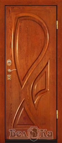 Металлическая дверь с арочным рисунком A30