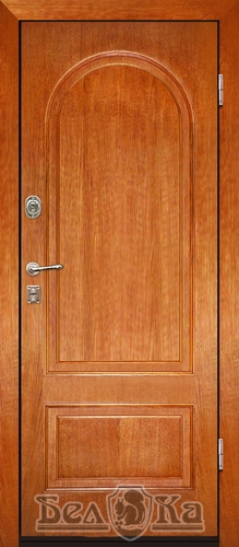 Металлическая дверь с арочным рисунком A33
