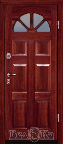 Металлическая дверь с арочным рисунком A36