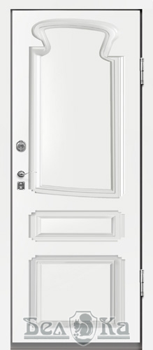 Металлическая дверь с арочным рисунком A53