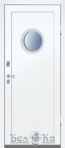 Входная металлическая дверь с дизайнерским рисунком M2