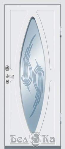 Входная металлическая дверь с дизайнерским рисунком M11