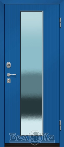 Входная металлическая дверь с дизайнерским рисунком M24