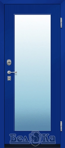 Входная металлическая дверь с дизайнерским рисунком M27
