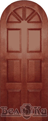 Рисунок фасада арочной двери А03