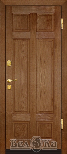 Металлическая дверь с прямоугольным рисунком P8
